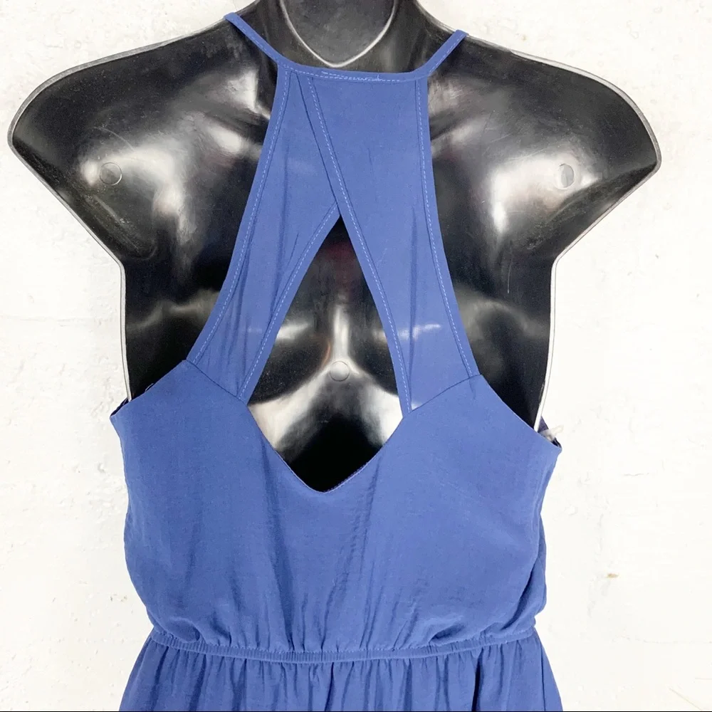 Anthropologie Midi Blue Dress - Picture 5 of 8